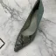 Chic / Belle Bureau Vert Cendré OL Cuir Daim Escarpins 2021 8 cm Talons Aiguilles À Bout Pointu Escarpins