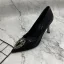 Vintage / Retro Black Rhinestone Prom Pumps 2021 8 cm Stiletto Heels Pointed Toe High Heels Pumps