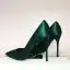 Elegant Champagne Gold Prom Satin Pumps 2021 10 cm Stiletto Heels Pointed Toe High Heels Pumps