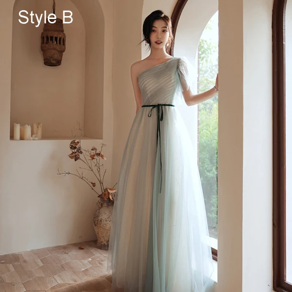 Modest / Simple Sky Blue Bridesmaid Dresses 2021 A-Line / Princess Short Sleeve Backless Bow Sash Floor-Length / Long Bridesmaid Wedding Party Dresses