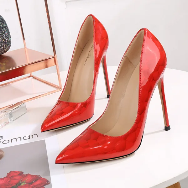 Sexy Black Cocktail Party Pumps 2021 10 cm Stiletto Heels High Heels Pointed Toe Pumps