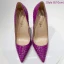 Chic / Beautiful Grape Rave Club Snakeskin Print Pumps 2021 12 cm Stiletto Heels Pointed Toe High Heels