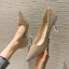 Charming Gold Evening Party Rhinestone Pumps 2021 7 cm Stiletto Heels High Heels Pointed Toe Pumps