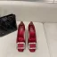 Vintage / Retro Green Silk Satin Prom Rhinestone Pumps 2021 7 cm Stiletto Heels Square Toe High Heels