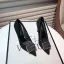 Mooie / Prachtige Zwarte OL Suede Pumps 2021 8 cm Naaldhakken / Stiletto Spitse Neus Hoge Hakken