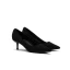 Modest / Simple Burgundy Office OL Suede Pumps 2021 5 cm Stiletto Heels Pointed Toe High Heels