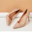 Charming Black Evening Party Rivet Pumps 2021 Leather 10 cm Stiletto Heels High Heels Pointed Toe Pumps