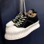 Fashion Modest / Simple Black Winter Casual Plush Canvas Platform Womens Shoes 2021 Round Toe