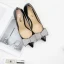 Charming Black Evening Party Rhinestone Bow Pumps 2021 12 cm Stiletto Heels High Heels Pointed Toe Pumps