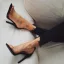 Sexy Schwarz Cocktail Sandalen Damen 2021 Knöchelriemen 11 cm Stilettos Peeptoes Hochhackige