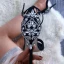 Charmant Schwarz Abend Strass Sandalen Damen 2021 Knöchelriemen 11 cm Stilettos Hochhackige Peeptoes Sandaletten