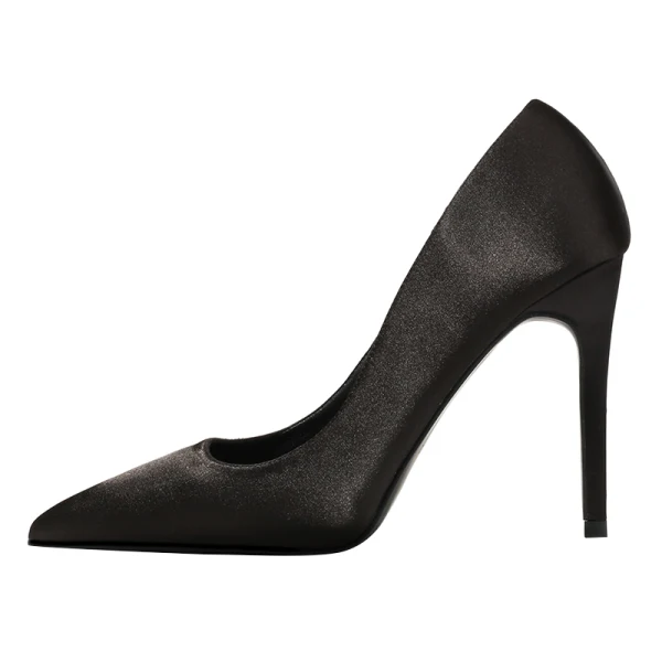 Chic / Beautiful Nude Office OL Pumps 2021 Leather 10 cm Stiletto Heels Pointed Toe High Heels Pumps