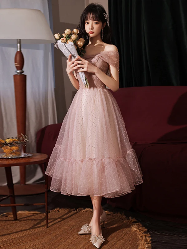 dusty pink graduation dress V Neck Mermaid Dusty Pink Prom Dresses with Train, Dusty Pink Mermaid –  jbydress