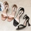 Sexy Noire Vêtements de vacances Sandales Femme 2021 Bride Cheville 8 cm Talons Aiguilles Peep Toes / Bout Ouvert Talons Hauts Sandales