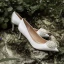 Elegant White Pearl Wedding Shoes 2021 7 cm Stiletto Heels Pointed Toe Wedding Pumps High Heels