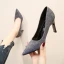 Scintillantes Noire Glitter Soirée Escarpins 2021 8 cm Talons Aiguilles À Bout Pointu Escarpins Talons Hauts