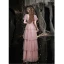 Charmant Rose Sombre Volants Glitter Robe De Bal 2021 Princesse Encolure Carrée Paillettes Manches Courtes Dos Nu Longue Tulle Promo Robe De Ceremonie