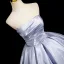 Chic / Beautiful Lavender Prom Dresses 2025 Ball Gown Strapless Sleeveless Backless Floor-Length / Long Formal Dresses