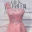 Charmant Robe Pour Mariage 2017 En Dentelle Paillettes Fleur Une épaule Sans Manches Longueur Cheville Empire Robe Demoiselle D'honneur