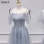 Modest / Simple Sky Blue Bridesmaid Dresses 2021 A-Line / Princess Short Sleeve Backless Beading Pearl Floor-Length / Long Bridesmaid Wedding Party Dresses
