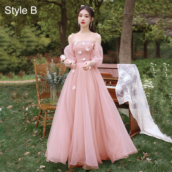 Chic / Beautiful Blushing Pink Lace Butterfly Bridesmaid Dresses 2021 A-Line / Princess Short Sleeve Backless Floor-Length / Long Bridesmaid Wedding Party Dresses