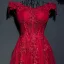 Chic / Beautiful Formal Dresses 2017 Lace Flower Sequins Pearl Off-The-Shoulder Sleeveless Ankle Length Empire Evening Dresses