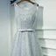 Simple Marron Robe Pour Mariage 2017 Dentelle Fleur Paillettes Sans Manches Longueur Cheville Empire Robe Demoiselle D'honneur