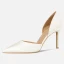 Chic / Beautiful Office OL Satin Silk Womens Shoes 2021 8 cm Stiletto Heels Pointed Toe Pumps High Heels