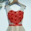 Chic / Beautiful Grey Formal Dresses 2017 A-Line / Princess Lace Flower Sequins Strappy Backless V-Neck Sleeveless Floor-Length / Long Prom Dresses
