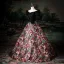 Vintage / Retro Black Check Prom Dresses 2025 Ball Gown Off-The-Shoulder Short Sleeve Backless Floor-Length / Long Prom Formal Dresses