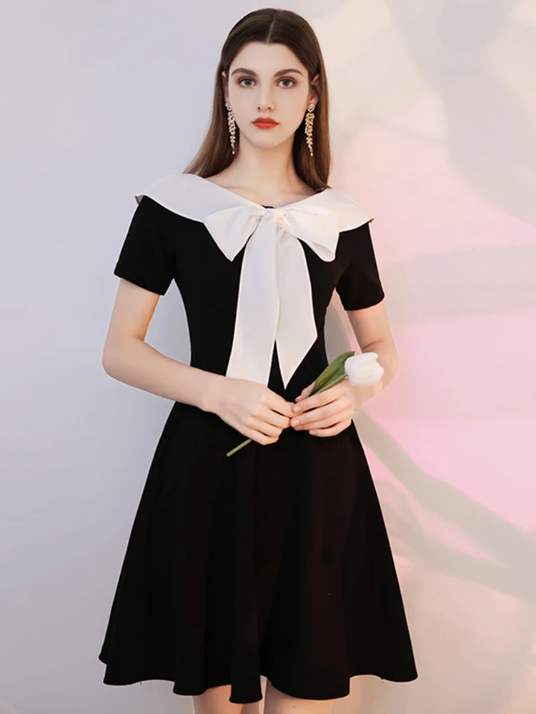 slim fit dress slacks Cicinia Bubble Hem Daffodil Graduation Dresses Short A-line Off The Sh main image 0