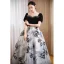 Élégant Noire Robe De Bal 2023 Princesse Faux Diamant Encolure Carrée Manches Courtes Dos Nu Longue Promo Robe De Ceremonie