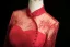 Vintage / Retro Burgundy Lace Flower Trumpet / Mermaid Prom Dresses 2025 High Neck Long Sleeve Floor-Length / Long Formal Dresses