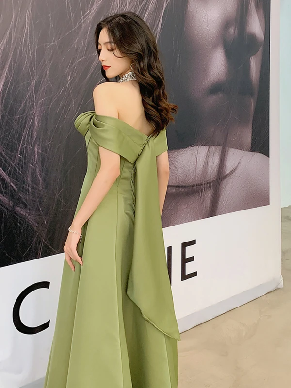 simple green prom dress Simple Green Sweetheart Tulle Long Prom Dress, Green Formal Dresses US 6 / Custom Color main image 1