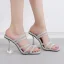 Sexy Casual Multi-Colors Rainbow Womens Sandals 2021 9 cm Stiletto Heels Open / Peep Toe Sandals High Heels