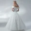 Erschwinglich Weiß Brautkleider / Hochzeitskleider 2018 A Linie Off Shoulder Rückenfreies Kurze Ärmel Lange Hochzeit