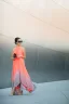 Chic / Beautiful Orange Summer Casual Maxi Dresses 2018 Pleated Scoop Neck Sleeveless Floor-Length / Long Womens Clothing
