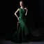 Luxury / Gorgeous Dark Green Evening Dresses  With Cloak 2018 Trumpet / Mermaid Beading Pearl Rhinestone Scoop Neck Backless Sleeveless Sweep Train Formal Dresses