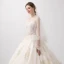 Élégant Champagne Robe De Mariée 2018 Robe Boule Perlage En Dentelle Fleur Paillettes Plissée Bretelles Spaghetti Dos Nu Sans Manches Chapel Train Mariage