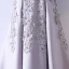 Chic / Beautiful Silver Evening Dresses  2017 A-Line / Princess Lace Flower V-Neck Backless Sleeveless Ankle Length Evening Party