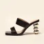 Modest / Simple Tan Casual Womens Sandals 2021 8 cm Stiletto Heels Open / Peep Toe Sandals High Heels