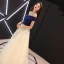 Elegant Champagne Prom Dresses 2018 A-Line / Princess Sequins Off-The-Shoulder Backless Short Sleeve Floor-Length / Long Formal Dresses