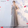 Chic / Beautiful Bridesmaid Dresses 2017 A-Line / Princess Ankle Length Bridesmaid Wedding Party Dresses