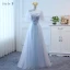 Schöne Himmelblau Brautjungfernkleider 2017 A Linie Schleife Künstliche Blumen Rückenfreies Lange Brautjungfer Kleider Für Hochzeit
