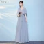 Chic / Beautiful Sky Blue Bridesmaid Dresses 2017 A-Line / Princess Backless Ankle Length Bridesmaid Wedding Party Dresses