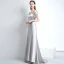 Luxe Robe De Soirée 2017 Princesse Perlage Paillettes Encolure Dégagée Dos Nu Sans Manches Train De Balayage Soirée