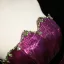 Sexy Purple Rhinestone Evening Dresses  2025 Trumpet / Mermaid Strapless Sleeveless Backless Floor-Length / Long Formal Dresses