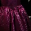 Sexy Purple Rhinestone Evening Dresses  2025 Trumpet / Mermaid Strapless Sleeveless Backless Floor-Length / Long Formal Dresses