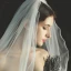 Modest / Simple Ivory Wedding Veils 2020 Tea-length Tulle Wedding