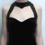 Chic / Beautiful Black 2017 Evening Dresses  High Neck Striped Backless Crystal Trumpet / Mermaid Party Dresses